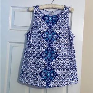 Two High Neck Land’s End Swim Tops